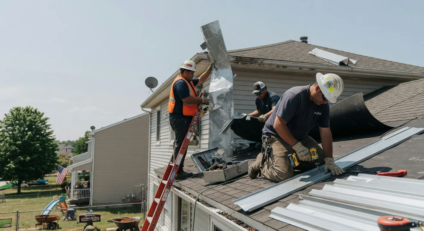 Storm Damage Metal Roof Repair in Bassett, NE